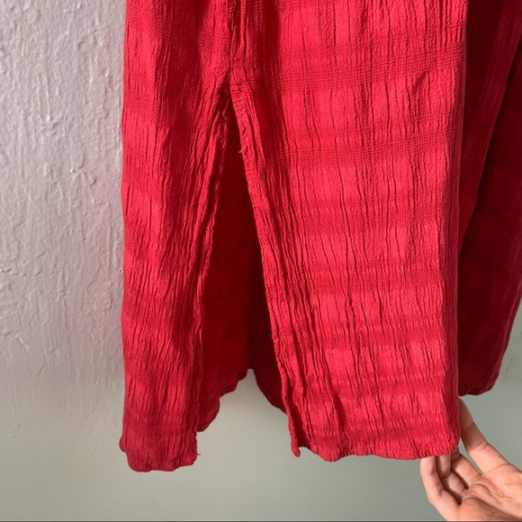 Michael Stars Plisse Flutter-Sleeve Maxi Dress - Picture 6 of 10